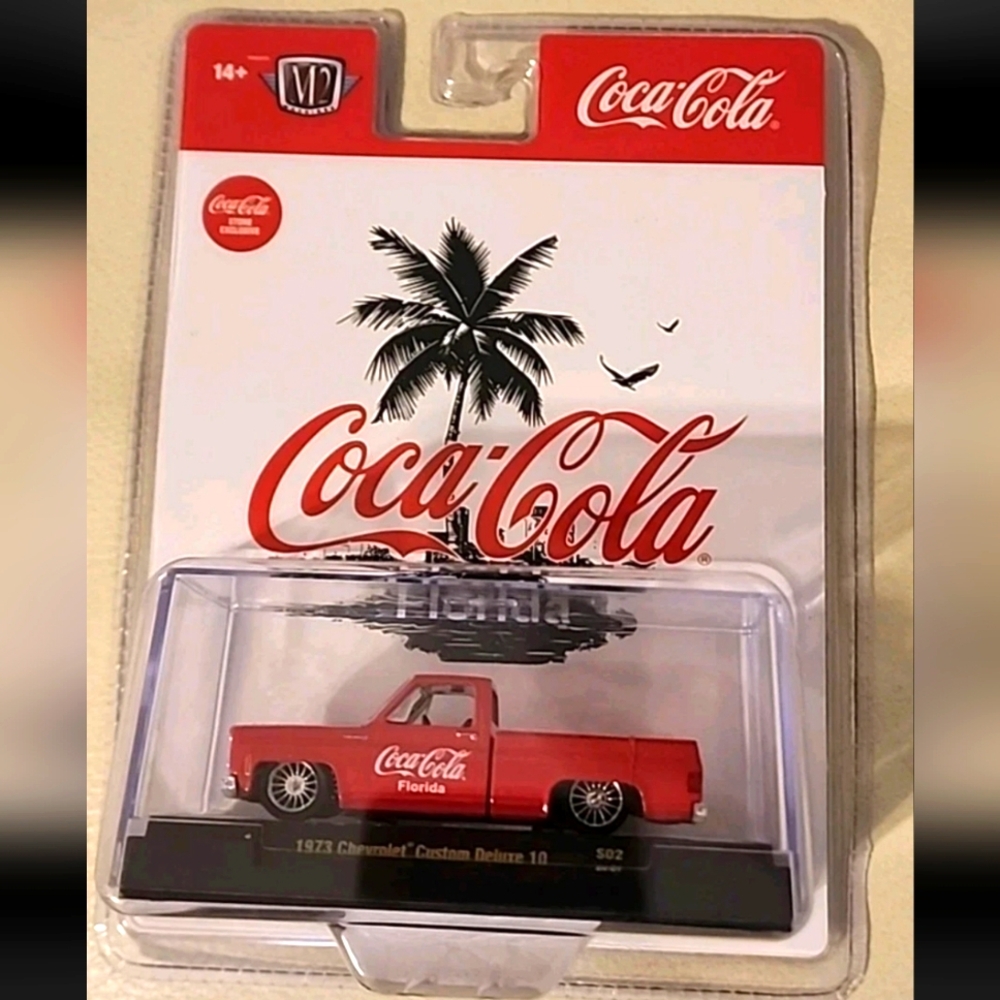 M2 Machines  Coca-Cola 1973 Chevrolet Custom Deluxe 10 Exclusive Florida Edition